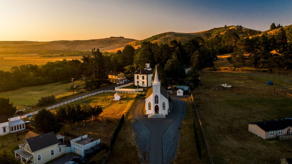 Church in Sonoma County Wine Country